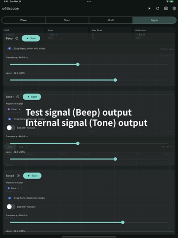 o46scope iPad screenshot