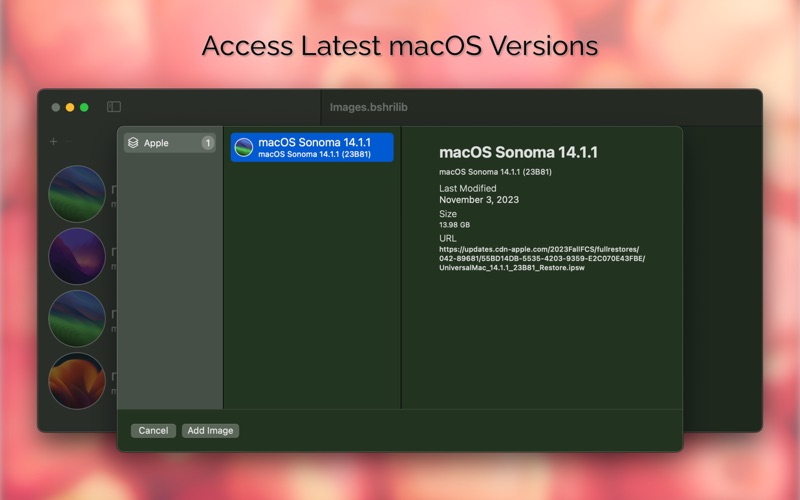 App screenshot