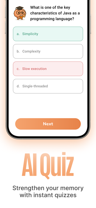 Cram AI - Study Notes, Quiz Screenshot 7 of 7