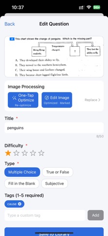 QuizLens - Exam Paper Maker iPhone screenshot