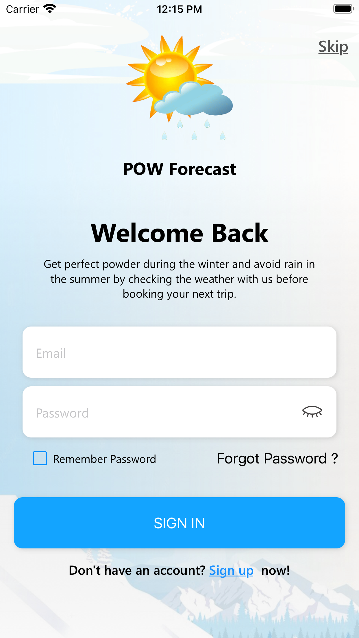 Powder Forecast