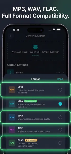 Video to MP3; Audio Converter screenshot 4