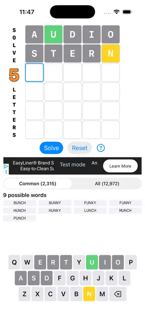 Solve 5 Letters screenshot 3