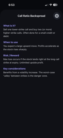 OptionsEdge-AI Option Analysis Screenshot 3 of 5