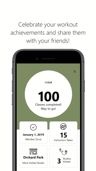 Clique Cycling + Fitness new iPhone screenshot 4 - Health & Fitness app