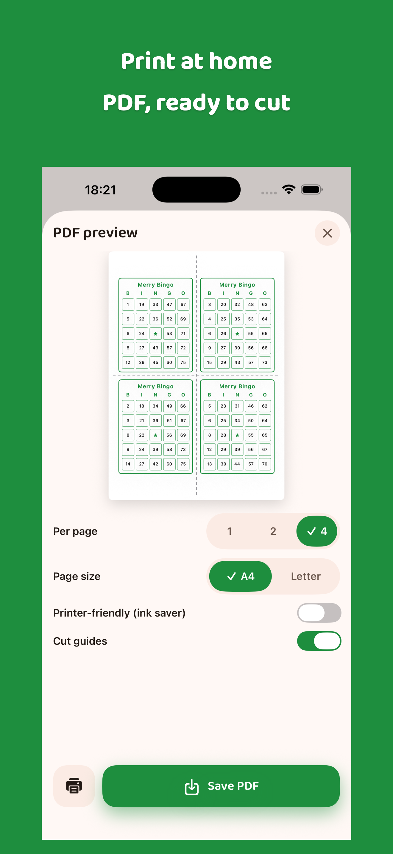 Bingo Party: Caller & Cards screenshot 9