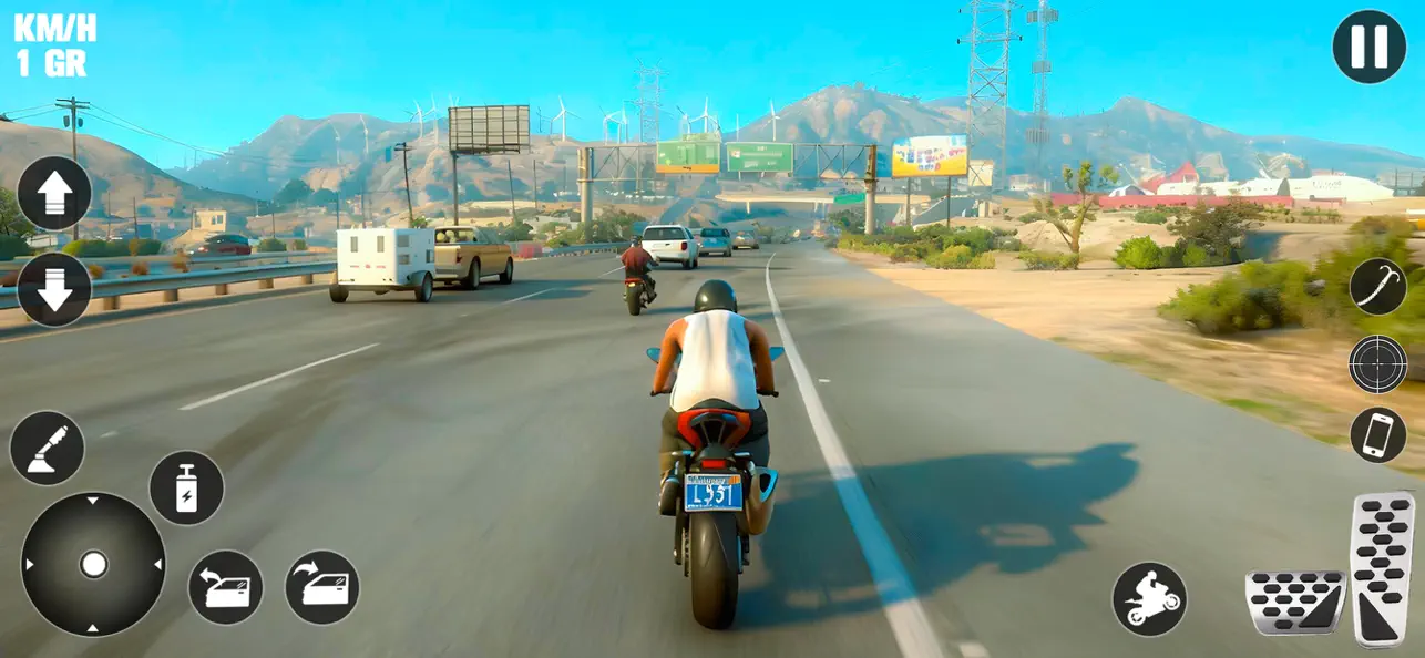 Screenshot #1 pour Real City Crime Wars Game