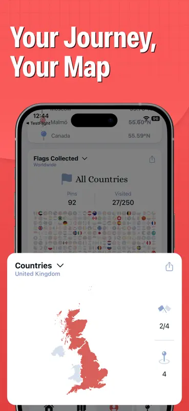 Pin Traveler: Track Travel Map screenshot 5 of 9
