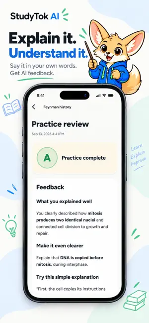 StudyTok AI: Note,Feynman,Memo screenshot 4