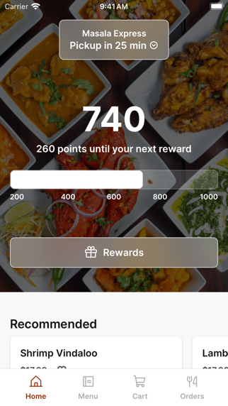 Masala Express To Go iPhone screenshot 1 - Food & Drink app