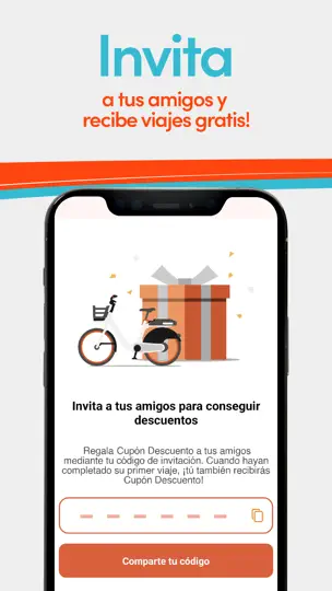Captura de pantalla de RideMovi-Your Bike Sharing App en iPhone 6