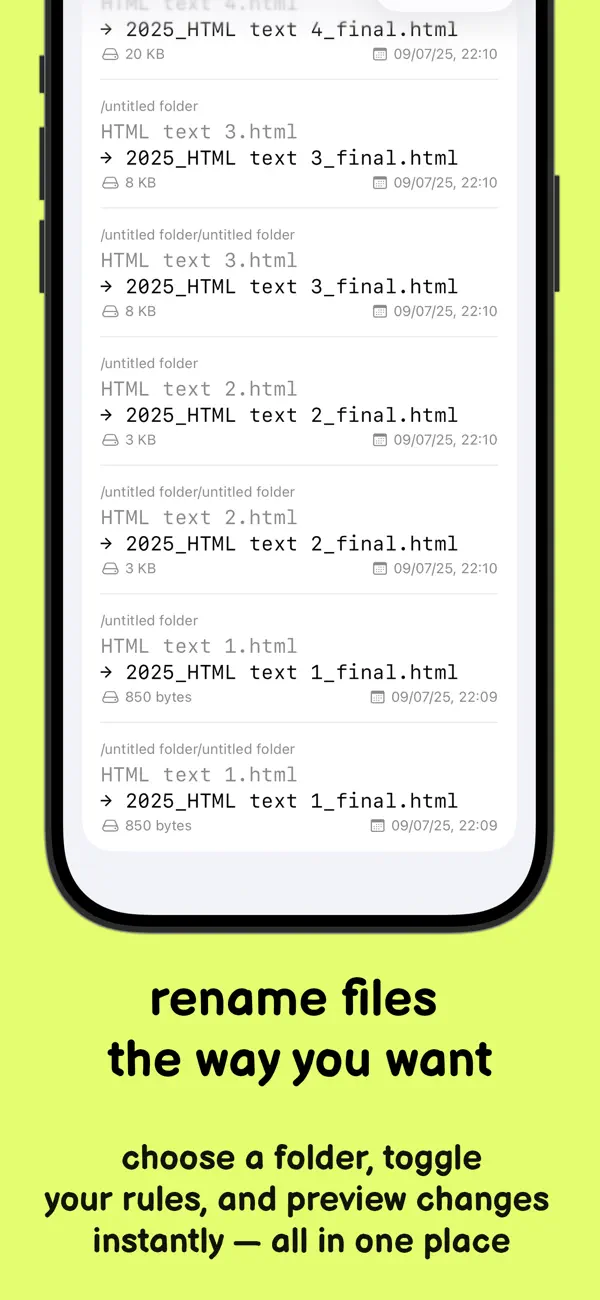 #3. Renamer (iOS) Με: Marco Tini