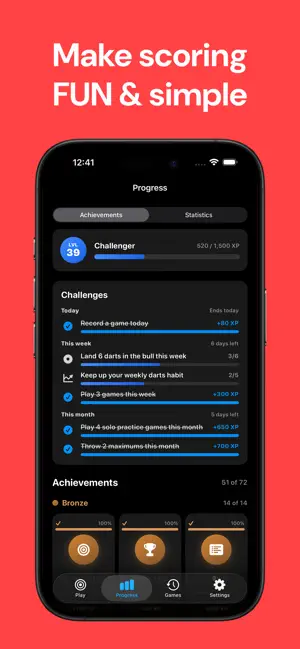 Darts Scoreboard — Bullseye screenshot 4