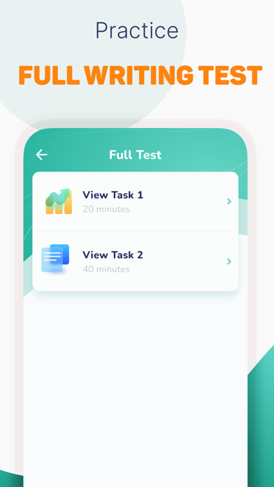 IELTS Writing Tests Screenshot