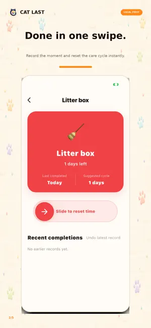 CAT LAST: Cat Care Tracker screenshot 3