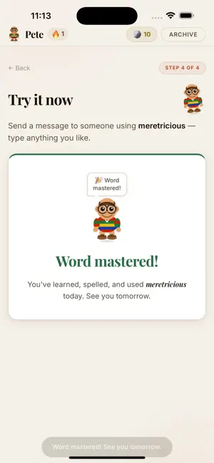 Pete's Word Wardrobe screenshot 3