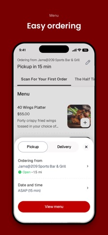 Jams@209 Sports Bar & Grill iPhone screenshot