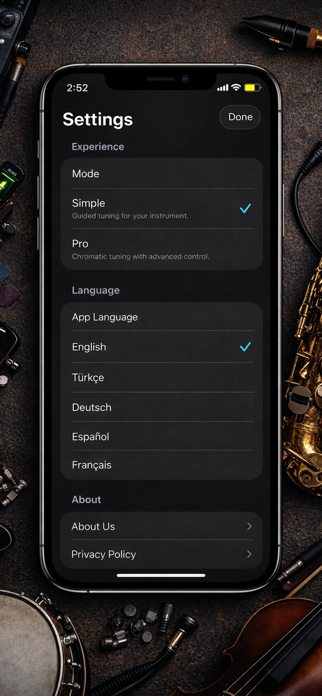 Universal Instrument Tuner Screenshot 1 of 3