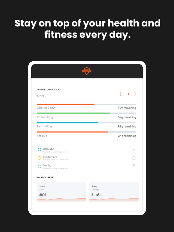 Armor Gym Online Portal