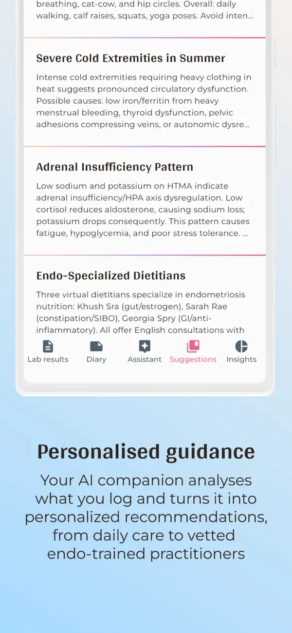 Screenshot #3 pour Agendo: Endometriosis Care