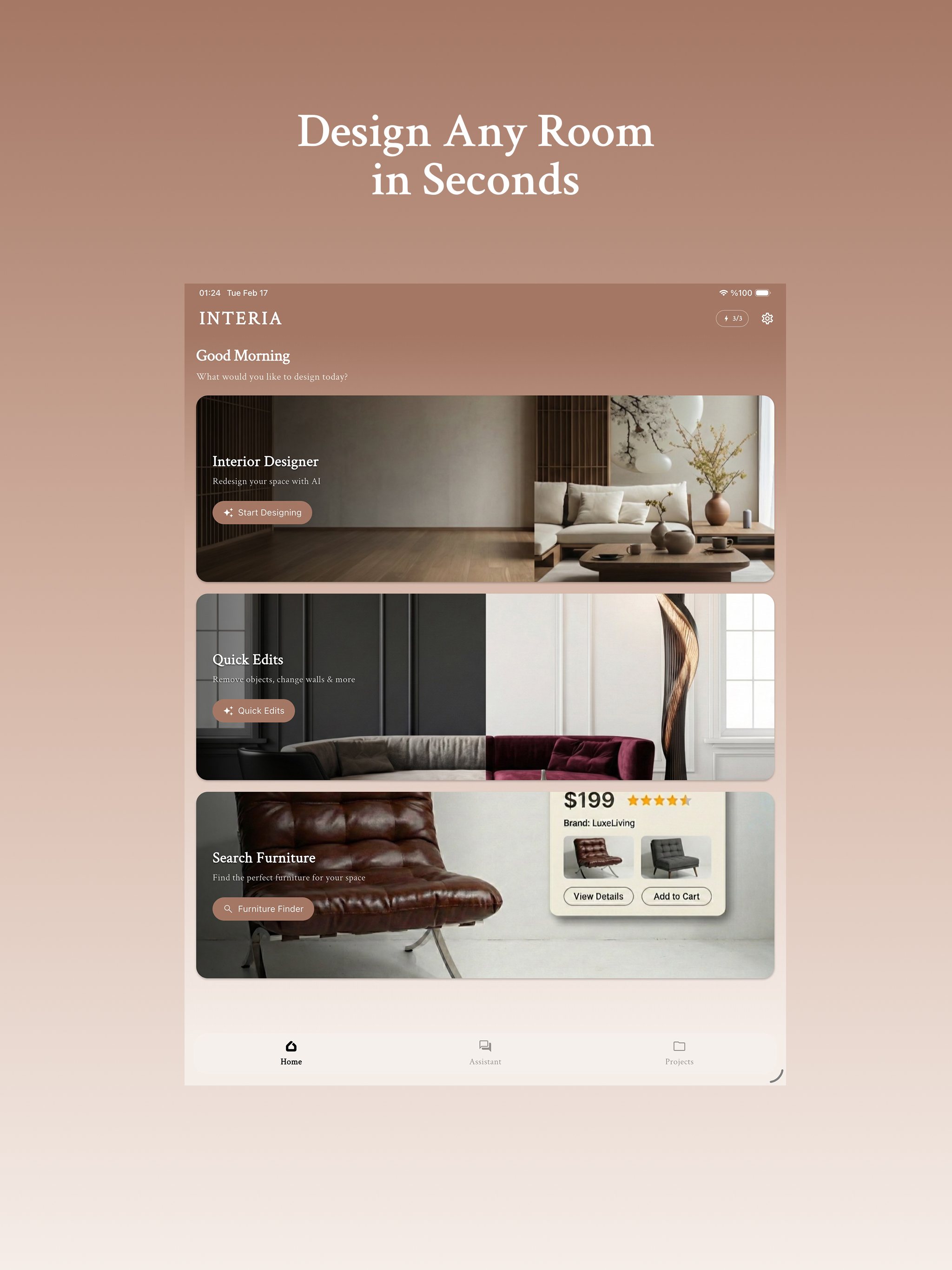 Interia: AI Home Design App