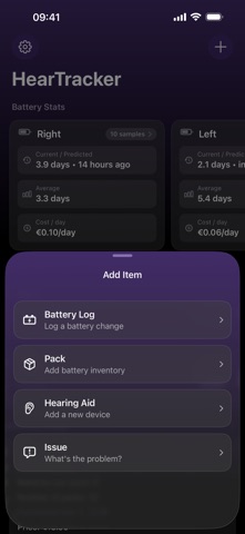 HearTracker screenshot