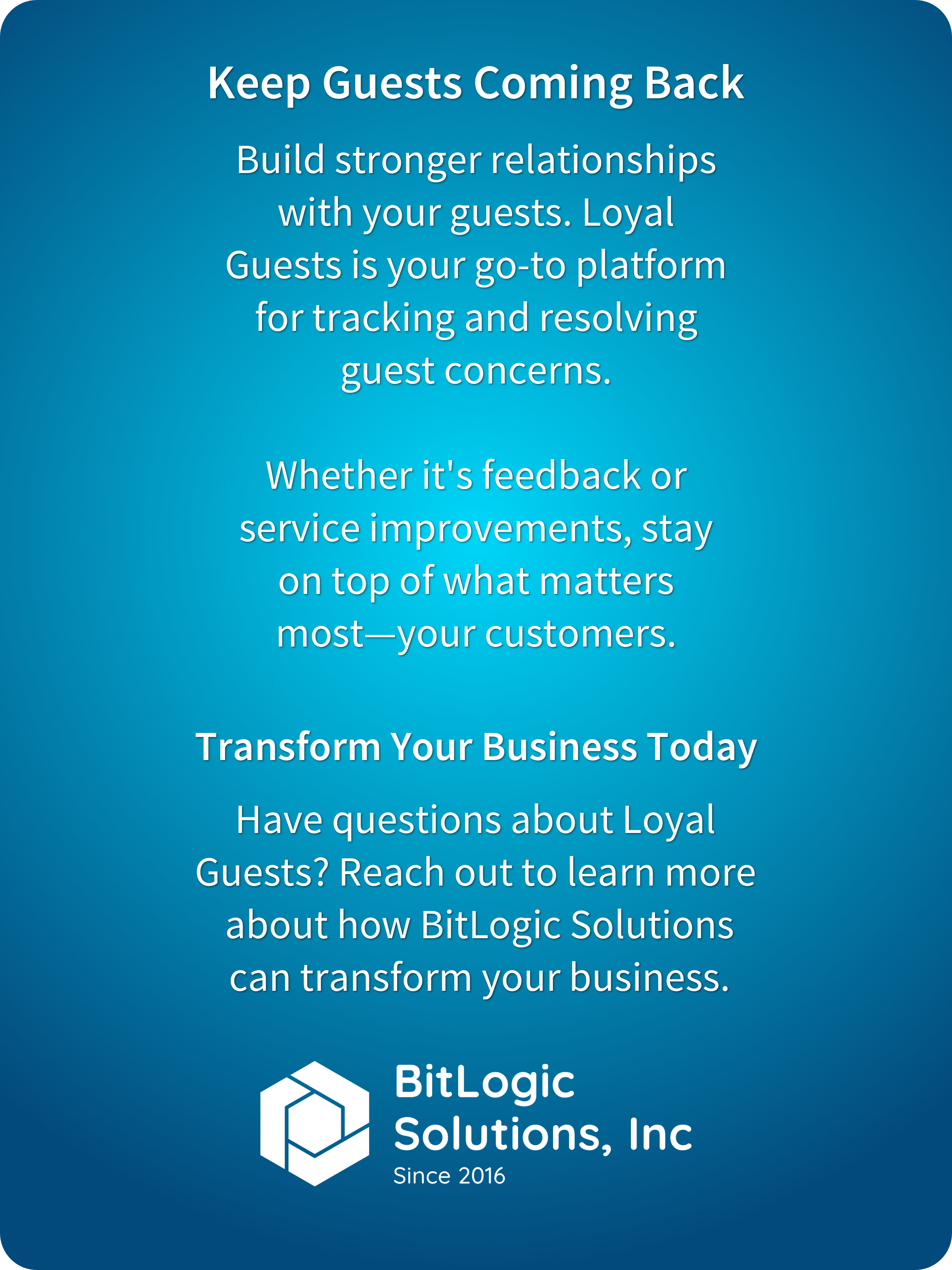 Loyal Guests - Manager