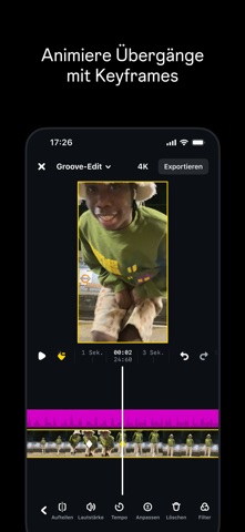 Edits: Videobearbeitung App Store preview screenshot 2