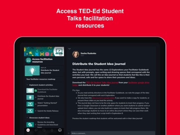 TED-Ed Community iPad screenshot
