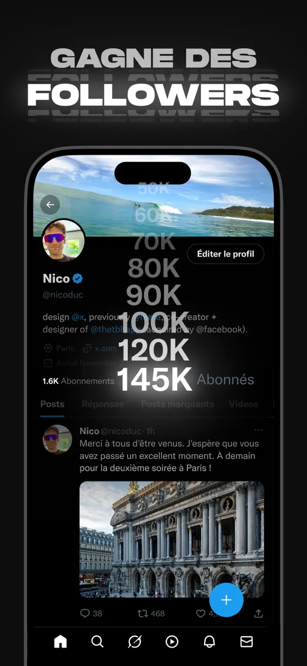 Twitter Modded screenshot 3 - iOS app interface