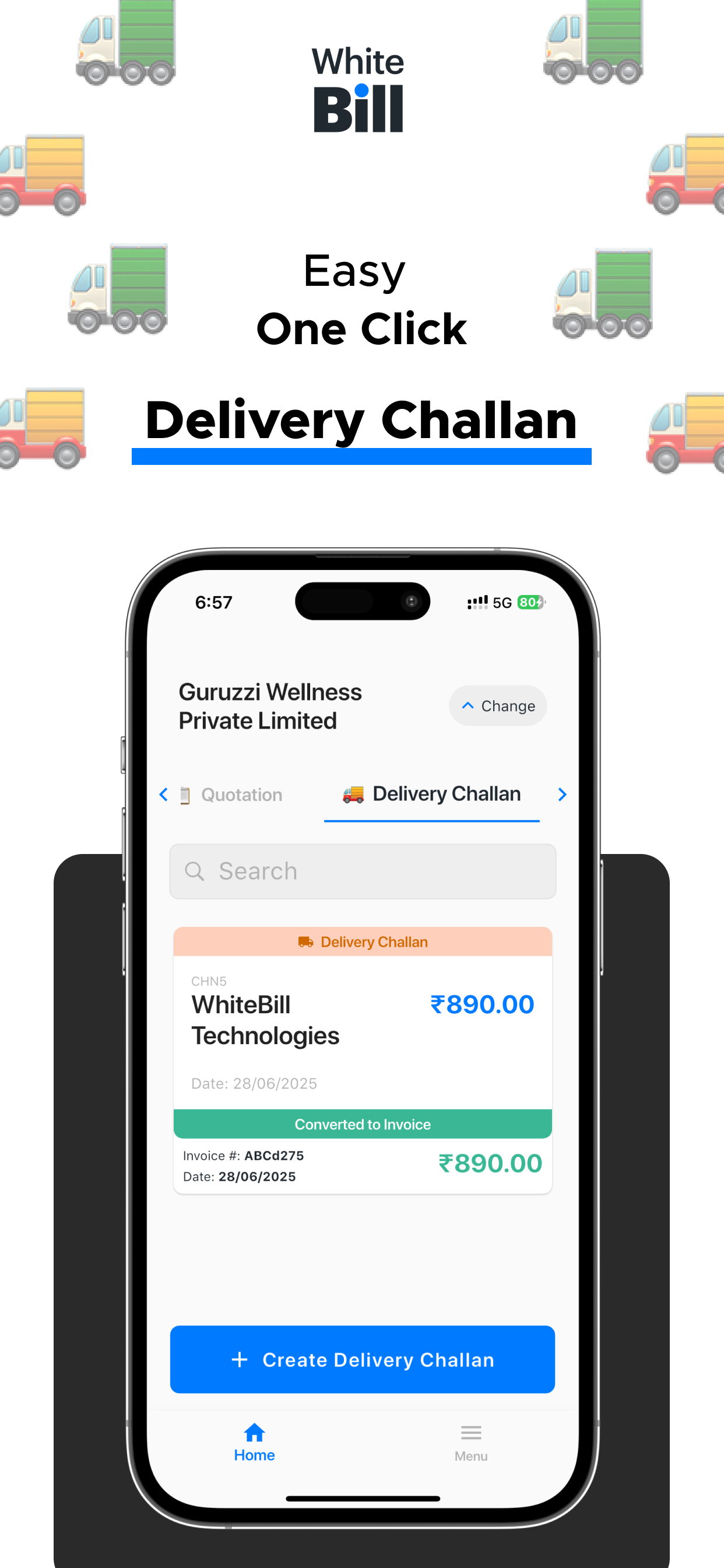 GST Invoice Maker - WhiteBill