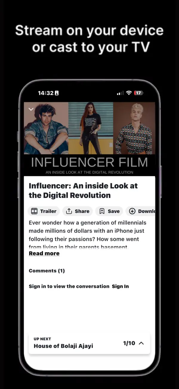Screenshot #3 pour BINGE Movies & TV