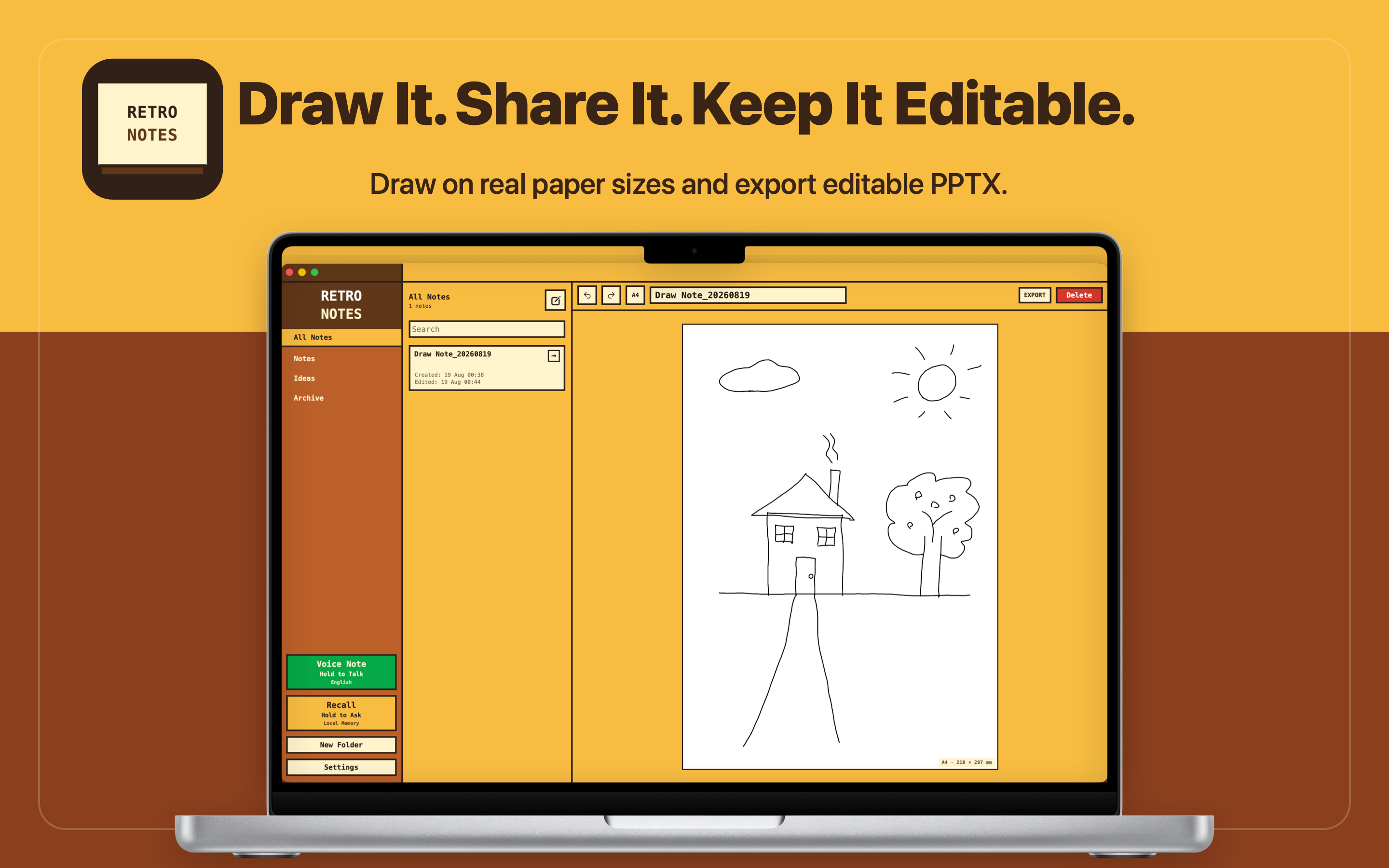 RetroNotes Markdown screenshot 17