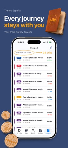 Spain Trains AVE, Renfe, OUIGO iPhone screenshot