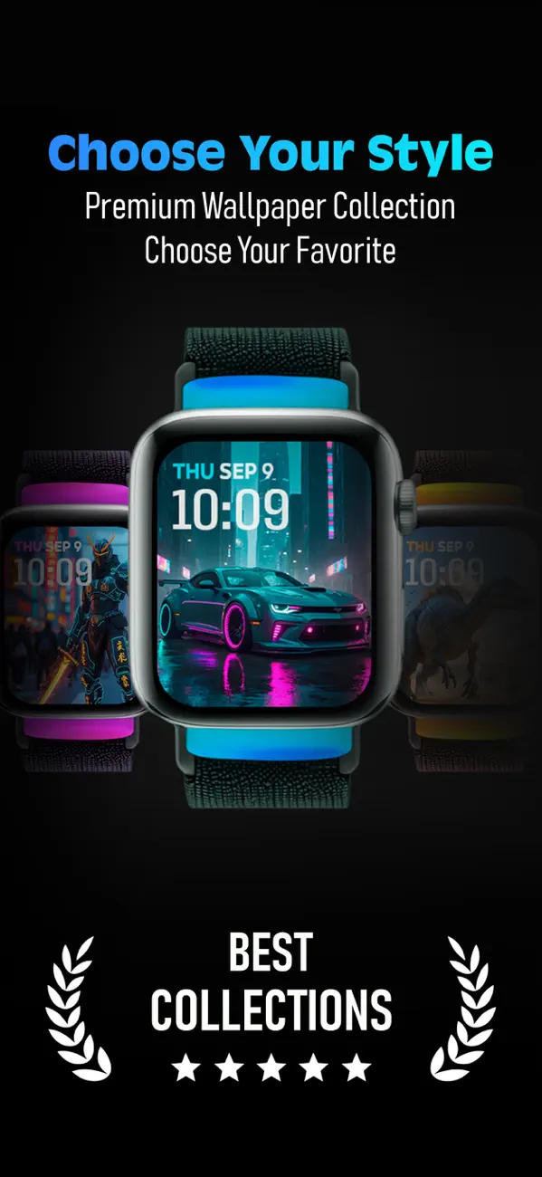 #3. Watch Faces Gallery - WatchMax (iOS) Oleh: INSPECTOR STUDIOS TEKNOLOJİ BİLİŞİM YAZILIM PAZARLAMA LİMİTED ŞİRKETİ