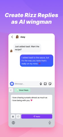 RizzPlus: AI Dating Keyboard Screenshot 2 of 4