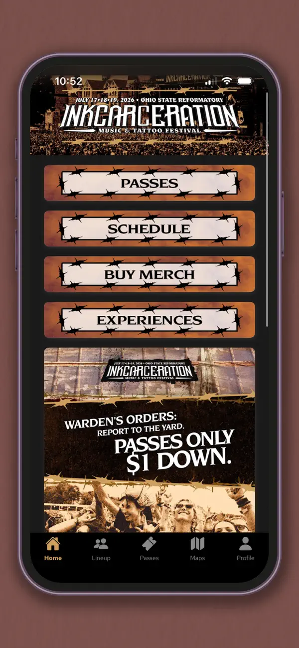 Screenshot #1 pour Inkcarceration Music Festival
