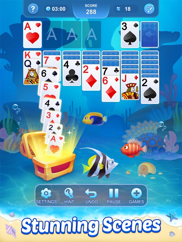 Solitaire 3D Fish screenshot 12