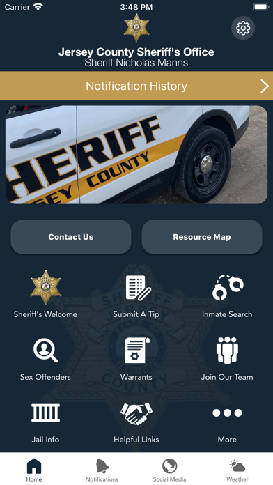 Jersey County Sheriff IL Screenshot