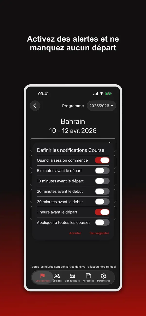 Screenshot #3 pour Formule Calendrier 2026