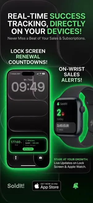 SoldIt: Sales Tracker & Widget screenshot 1