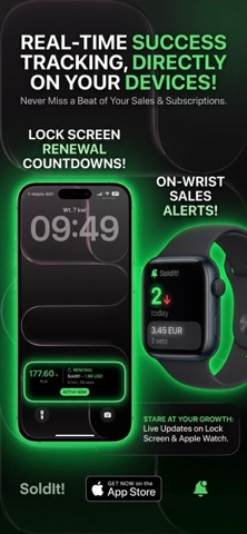 SoldIt: Sales Tracker & Widget screenshot
