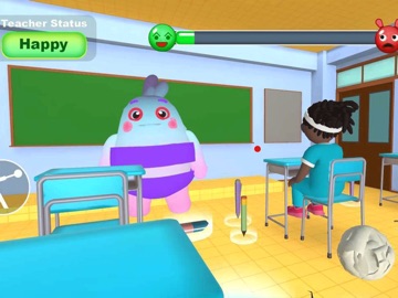Crazy Student Funny Class Game iPad screenshot