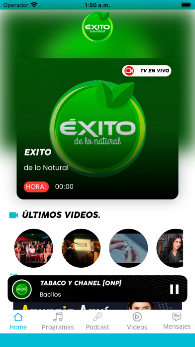 Exito de lo Natural Screenshot