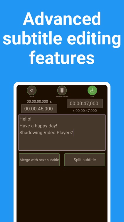 Shadowing Player: Languages screenshot-4