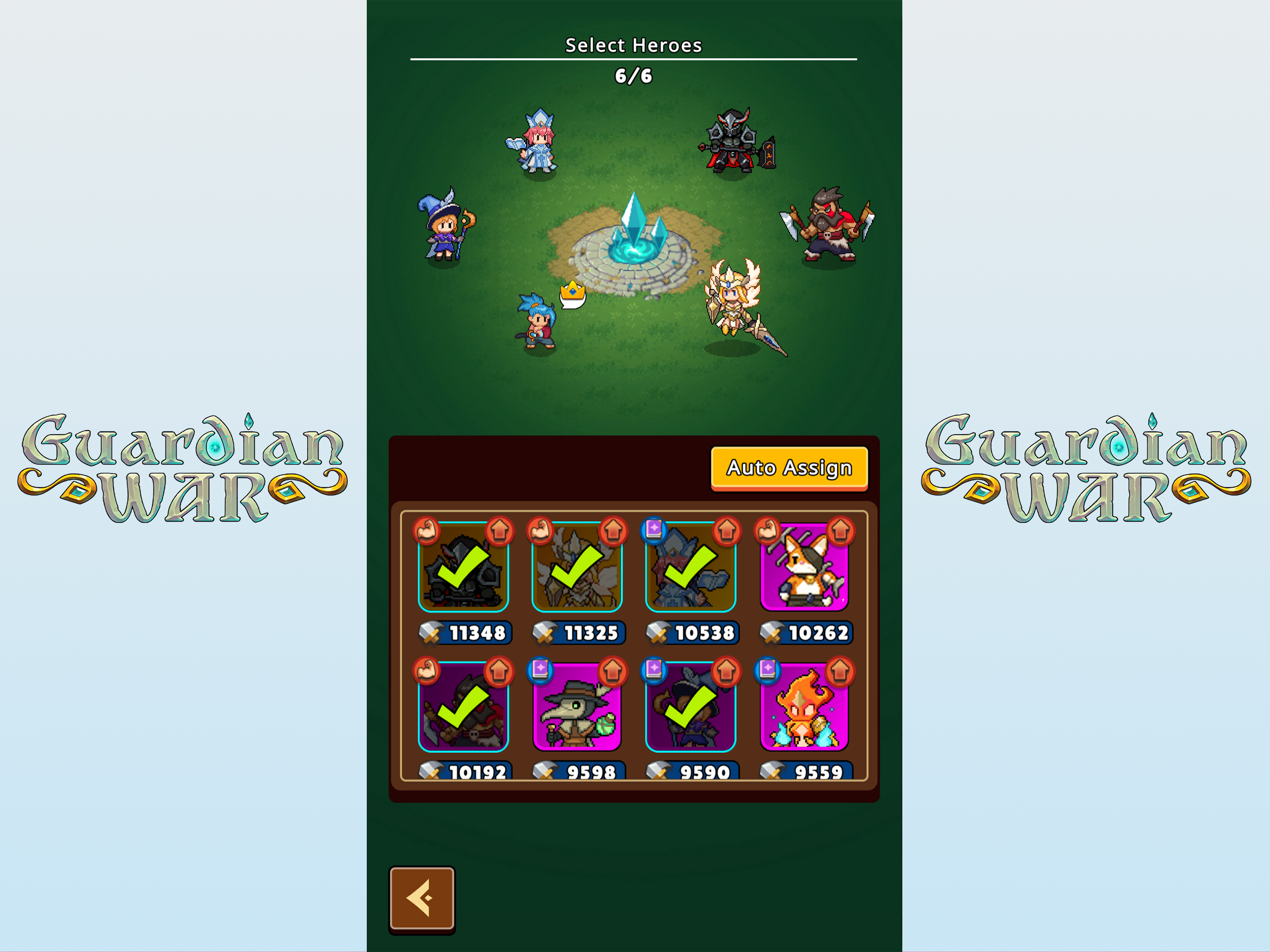 Guardian War: RPG Pixel Games