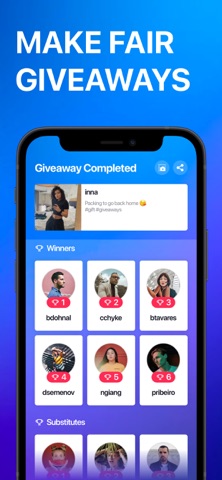 Giveaway Picker for Comments Screenshot 2 of 3