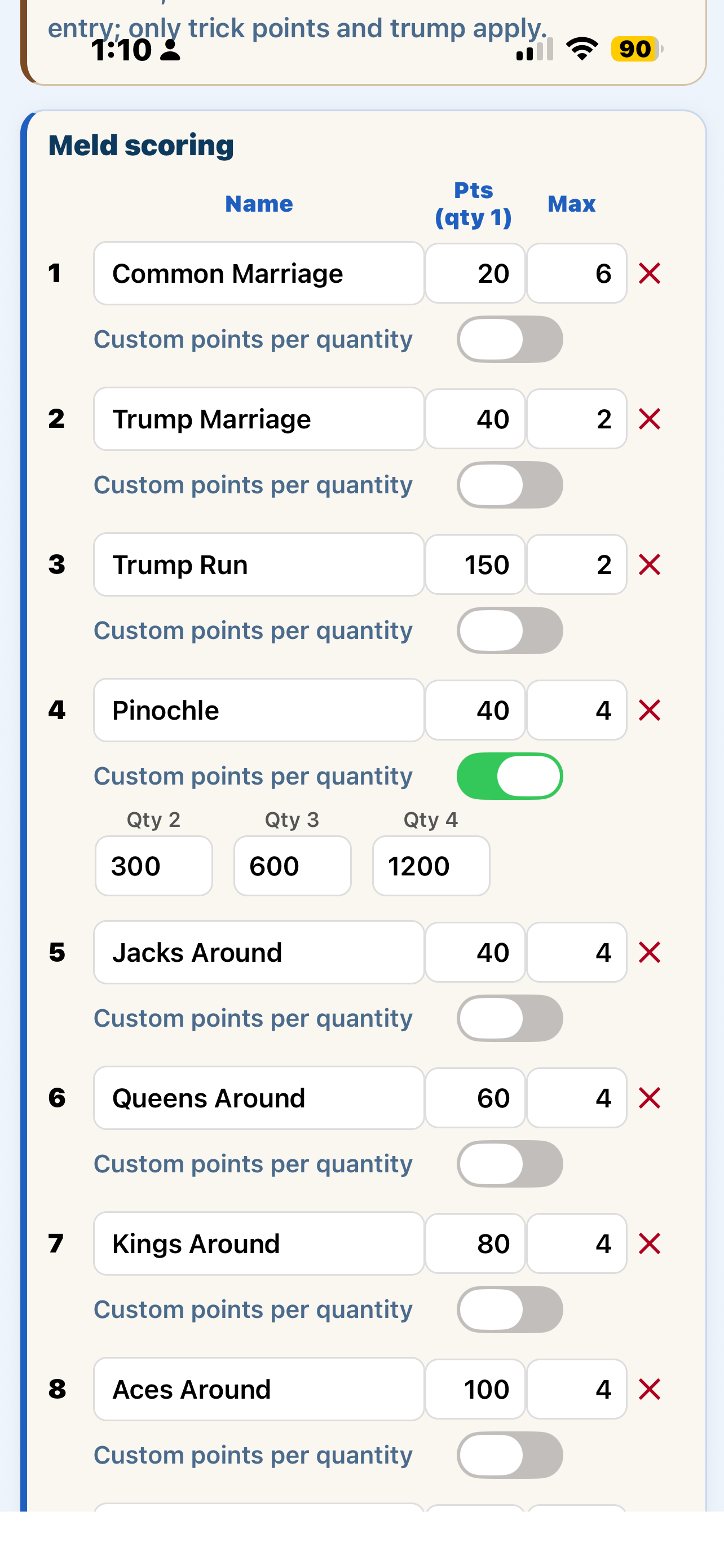 Playing Card Score Keeper ASC