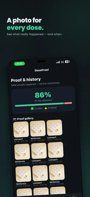 DoseProof: Medication Log screenshot 2