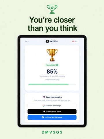 DMVSOS: DMV Practice Test iPad screenshot